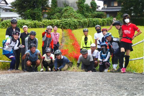 ゆるゆるCC「葛城山麓彼岸花のラン」に乱入